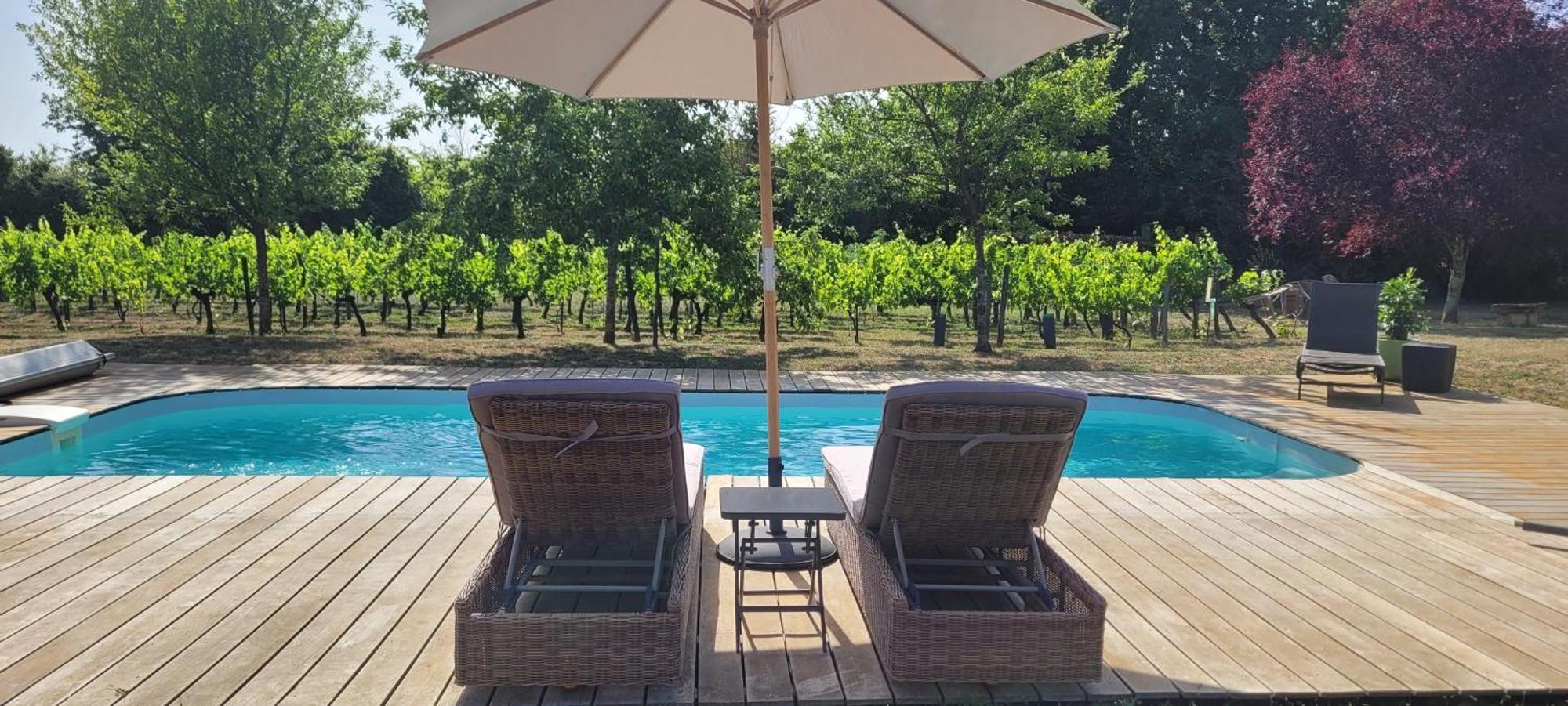La Vigneraie De Laura Bed and Breakfast Sainte-Colombe  Εξωτερικό φωτογραφία