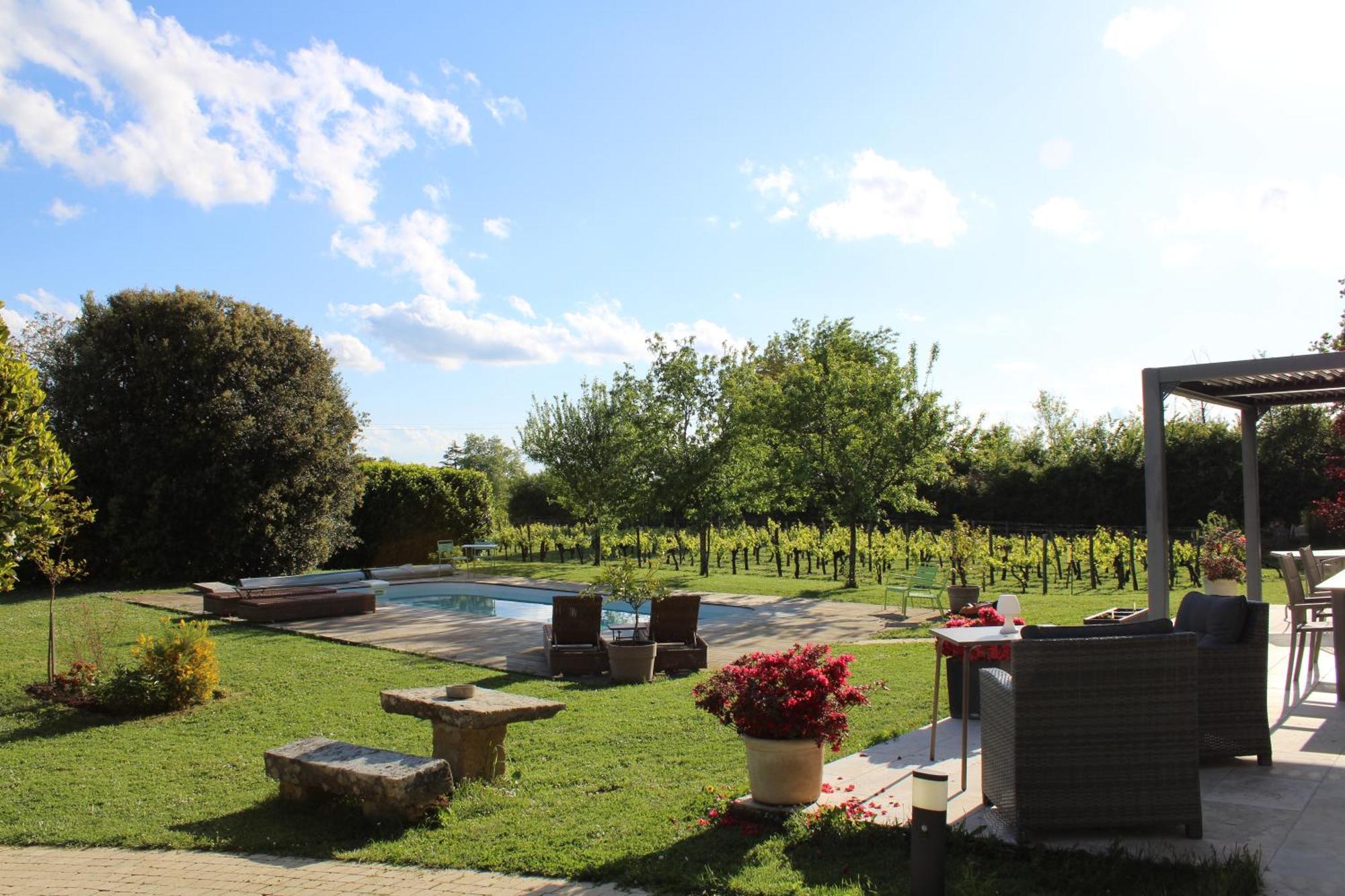 La Vigneraie De Laura Bed and Breakfast Sainte-Colombe  Εξωτερικό φωτογραφία