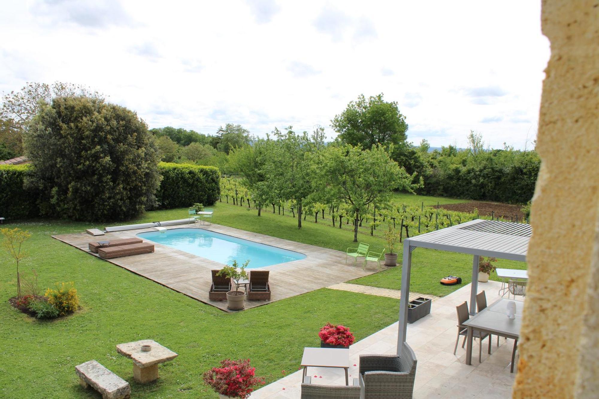 La Vigneraie De Laura Bed and Breakfast Sainte-Colombe  Εξωτερικό φωτογραφία