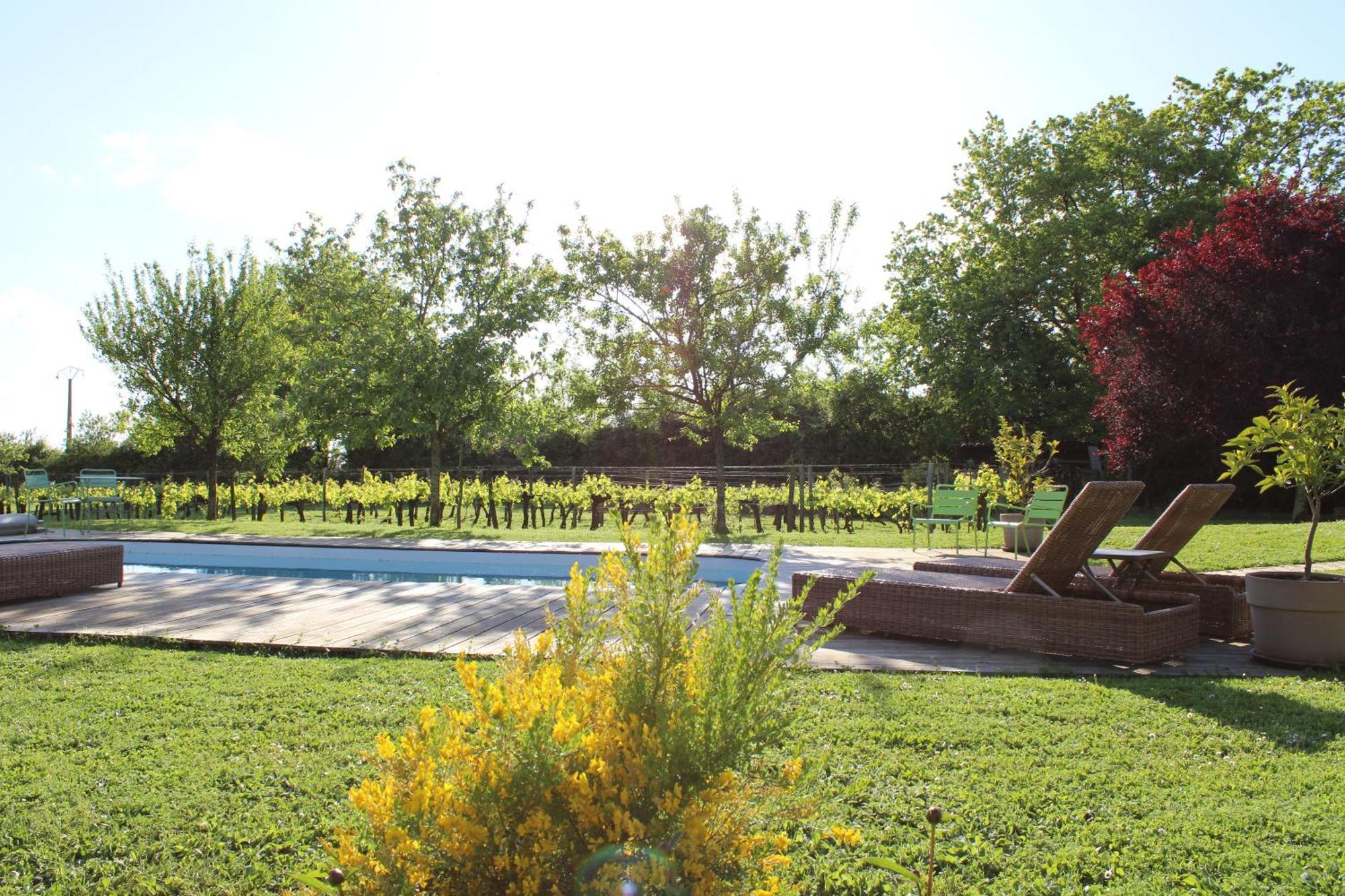 La Vigneraie De Laura Bed and Breakfast Sainte-Colombe  Εξωτερικό φωτογραφία